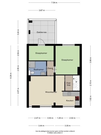 Plattegrond - Kerkakkerstraat, 5616 HA Eindhoven - Plattegrond 53 1e.jpg